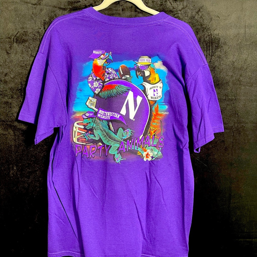 *NWT Northwestern University “Party Animals” Tee